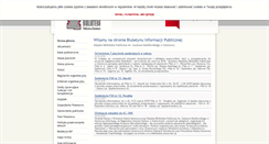 Desktop Screenshot of bip.biblioteka.sosnowiec.pl
