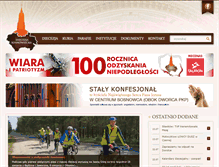 Tablet Screenshot of kuria.sosnowiec.pl