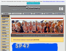 Tablet Screenshot of gim7.sosnowiec.pl
