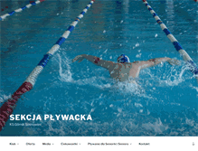 Tablet Screenshot of plywanie.sosnowiec.pl