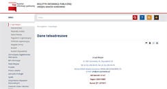 Desktop Screenshot of bip.um.sosnowiec.pl